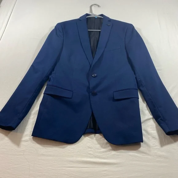 Zara man blazer Men’s 38 blue suit jacket Wool comfort - Picture 15 of 15